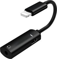 Ausinių adapteris "Lightning" į 3,5 mm AUX garso lizdą ir įkroviklį "iPhone 11 12 Mini Pro Max XS XR X Mini Pro Max XR X SE 7 8 Plus iPad Air maitinimo įkrovimo prievadas Apple MFI sertifikuota