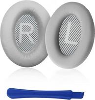 Ausinių pagalvėlės Ausinių pagalvėlės "Bose QC35 II", QC25, QC45, QC2, QC15, AE2, AE2I ausinėms (pilkos spalvos)