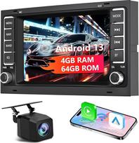 Automobilinis radijas VW Touareg 2004-2011, T5 Multivan 2004-2009 su belaidžiu Carplay ir Android Car, 7 colių automobilinis radijas su WiFi/GPS navigacija/atvirkštine kamera/SWC 4G+64G