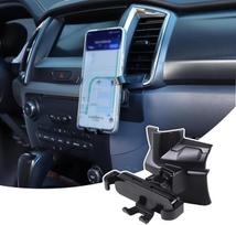 Automobilinis telefono laikiklis, suderinamas su "Ford Ranger 2015-2021", centrinė konsolė, oro ventiliacijos telefono laikiklis, 360° pasukimas, automobilinis laikiklis, oro išėjimo telefono laikiklis (B stilius)
