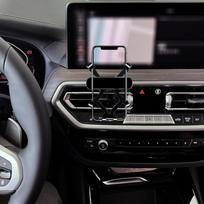 Automobilinis telefono laikiklis, suderinamas su 2022-2024 m. BMW X3 mobiliųjų telefonų laikiklių priedais X3 G01 X4 G02 (skirtas 2022-2024 m. X3 X4 X4M IX3)