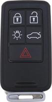 Automobilio 5 mygtukų nuotolinio valdymo pultelio "Flip Key Case" dėklas S60 S80 V40 V60 V70 XC60 XC70 pakeitimo automobiliams "Flip Remote Key Fob Case" korpuso dangtelis
