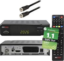 AXRED S90 Plus HD palydovinis imtuvas + palydovinio kabelio imtuvas su įrašymo funkcija, HD funkcija, skaitmeninis palydovinis imtuvas, skirtas palydovinei televizijai, HD imtuvas, HDTV