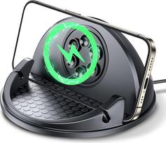 Beeasy 15 W greitas belaidis įkroviklis automobilinis mobiliojo telefono laikiklis su įkrovimo funkcija Indukcinė įkrovimo stotelė Automobilinis belaidis įkroviklis laikiklis "iPhone" "Samsung" "Google" LG ir kt.