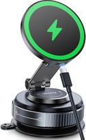 Beeasy MagSafe automobilinis laikiklis 15 W mobiliojo telefono laikiklis automobilyje su įkrovimo funkcija, Magsafe įkroviklis automobilinis magnetinis belaidis automobilinis įkroviklis su vakuuminiu siurbtuku iPhone 17 16 15 14 13 12 Pro Max