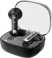 Belaidės "Bluetooth 5.3" ausinės, 4 g mini ausinės su 4 mikrofonais, 2024 "Bluetooth" ausinės su "Hi-Fi Stereo" ausinėmis sportui, 50H gilaus boso atkūrimo laikas, belaidės ausinės, USB-C įkrovimo dėklas (juodas)