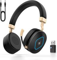 Belaidės ausinės su mikrofonu darbui "Bluetooth" ausinės su mikrofonu