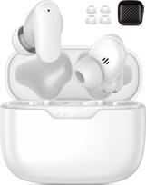 Belaidės ausinės "iPhone 17 16 Pro Max 16e 15 14 13 12, "Bluetooth" ausinės su mikrofonu, belaidės USB C sportinės ausinės su jutikliniu valdymu, skirtos "Samsung A56 A36 A17 A57 A37 Pixel 10 9a", baltos spalvos