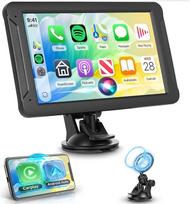 Belaidis "Carplay" ir "Android" automobilio ekranas, nešiojamasis automobilinis radijas su 7 colių HD IPS jutikliniu ekranu "Carplay" ekranu su "Android" automobilio "Airplay" "Android Cast Air Drop Bluetooth/FM siųstuvu