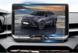BIBIBO 12,9 colių "Terramar Premium" ekrano apsauga, ekrano apsauga, suderinama su "Cupr-a Terramar 2025 Hybrid/Plug-in Hybrid", 2 vnt., apsauganti nuo įbrėžimų, skaidri, be burbuliukų