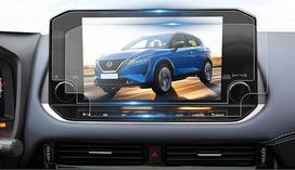 BIBIBO Premium Navigation Film, suderinama su Nissan Qashqai J12 2021-2023, 9 colių PET ekrano apsauga, Qashqai J12 atspari įbrėžimams, ekrano apsauga (2 vnt.)