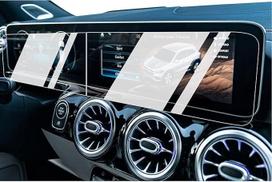 BIXUAN 10,25 colio navigacijos ekrano apsauga, suderinama su "Mercedes Benz" A klasės W177 V177 B klasės W247 GLA GLB H247 SUV/CLA C118 2019-2024 2025 9H grūdinto stiklo apsaugine plėvele GPS navigacijai