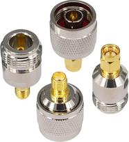 BOOBRIE 4 vnt. 4G antenos adapterių rinkinys SMA į N tipo adapterių rinkinį SMA Female/Male to N Male/Female Radijo Wifi antena Belaidžio maršrutizatoriaus antena Wifi antena LAN