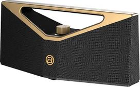 BUGANI Brief Pro "Bluetooth" garsiakalbis, 160 W, Hi-Res Audio, 12 valandų atkūrimo laikas, nešiojamasis garsiakalbis su žemų dažnių garsiakalbiu, skirtas džiazui, belaidis lauko garsiakalbis stovyklavimui, paplūdimiui ir vakarėliams, auksinis