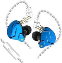 CCA KZ ZSN Pro X In-Ear ausinės 1BA 1DD Stereo ausinės ausinės HiFi Sportas Žaidimams 3,5 mm lizdas Ausinės patogiai dėvėti telefonui Kompiuteris Planšetė Mėlyna su mikrofonu
