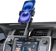 CD lizdo automobilinis mobiliojo telefono laikiklis, [reguliuojamas aukštis] itin stabilus CD grotuvo telefono laikiklis, mobiliojo telefono laikiklis automobilyje, CD lizdas "iPhone 16 Pro Max", "Galaxy", "Huawei", visiems 4-7 colių mobiliesiems telefona