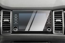 CDEFG Suderinama su Skoda Karoq 2017-2025 / Kodiaq 2017-2023 Amundsen Navigation Apsauginė plėvelė Grūdintas stiklas 9H atsparus įbrėžimams 8 colių GPS ekrano apsauga Automobilinės navigacijos plėvelė Karoq Kodiaq Sportline RS priedai