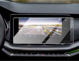 CDEFG Suderinama su Skoda Octavia 4 2020-2023 2024 Automobilinė navigacija Apsauginė plėvelė Grūdintas stiklas 9H atsparus įbrėžimams Octavia NX 10 colių GPS ekrano apsauga Navigacinė plėvelė Octavia IV MK4 RS Priedai