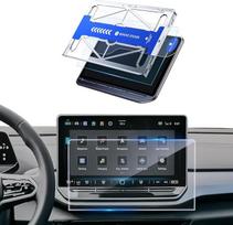 CDEFG suderinama su VW Golf 8.5/Tiguan 3/Passat B9/ID4/ID5 2024-2026 Navigation Apsauginė plėvelė Grūdinto stiklo QHD 12.9 colių įbrėžimams atspari GPS 9H ekrano apsauga Automobilių navigacijos plėvelės priedai