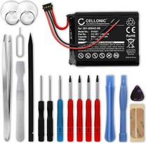 CELLONIC 1 x akumuliatorius navigacijai, suderinamas su "Garmin Edge 520", "Edge 820", "Edge 200", 361-00043-00 - (600 mAh, 3,7 V) + įrankių rinkinys 17 dalių