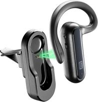 Cellularline | CAR FLAT | Mono "Bluetooth" ausinės su automobiliniu laikikliu, tvirtinamu prie ventiliacijos angų arba klijais - pokalbio trukmė: 6 valandos - įkrovimas 1,5 valandos - veikimo nuotolis 10 m