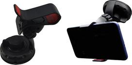 CG00156 Universalus automobilinis laikiklis išmaniajam telefonui/GPS - juodas/raudonas