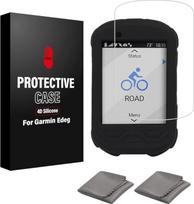 CNC dėklas Garmin Edge 530 830 130 1030 Silikoninis dėklas Grūdinto stiklo ekrano apsauga Garmin Edge 530 830 130 1030 Plėvelė nuo įbrėžimų Aukštos skiriamosios gebos pilnas padengimas