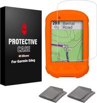 CNC dėklas Garmin Edge 530 830 130 1030 Silikoninis dėklas, grūdinto stiklo ekrano apsauga Garmin Edge 530 830 130 1030 Plėvelė nuo įbrėžimų Aukštos skiriamosios gebos pilnas padengimas