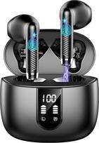 Drsaec Bluetooth 5.4 ausinės, 6D Deep Bass In-Ear ausinės belaidės Bluetooth 2025 56 valandų belaidės ausinės su 4 ENC mikrofonu, triukšmo slopinimo ausinės, USB-C, IP7 vandeniui atsparios sportinės ausinės