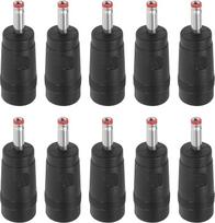 ECSiNG 10 vnt. nuolatinės srovės maitinimo kištuko adapteris iš 5,5x2,1 mm moteriškos į 3,5x1,35 mm vyriškos lyties adapterį, skirtas mažiems elektroniniams projektams, vaizdo stebėjimo sistemoms
