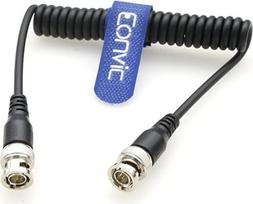 Eonvic 3G HD-SDI BNC į BNC vaizdo kabelį 75 omų koaksialinis koaksialinis kabelis, skirtas 4K 1080P 3G HD SDI kameros monitoriui Vedio įrašymo įrenginiui (nuo tiesios iki tiesios)