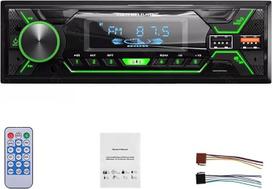 ESSGOO automobilinis radijas su nuotolinio valdymo pulteliu "Bluetooth" laisvų rankų įranga 1 DIN MP3 FM TF USB Aux
