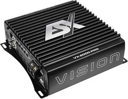 ESX VX2000 PRO mono Ultra D klasės skaitmeninis stiprintuvas 2200 W RMS išėjimo galia
