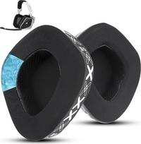 Frozen Pakaitiniai ausų įdėklai "Corsair Void Pro" belaidėms/laidinėms žaidimų ausinėms, suderinami su "Corsair Void Elite" kompiuterio ausinių įdėklais su minkšta apranga ir didelio tankio atminties putomis