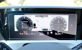 GAFAT suderinama su VW Tiguan 3 2024 2025 10,25 colių skaitmeninio skydelio apsauginė plėvelė, stiklinė ekrano apsauga V-W 10,25 colių skaitmeniniam skydeliui, atspari smūgiams, 9H apsauga nuo įbrėžimų