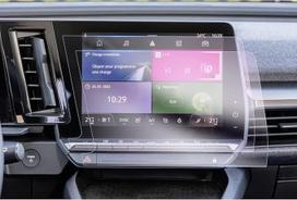GAFAT [2 pakuotės] Suderinama su "Renault Megane E-Tech 2022-2024 2025" 9 colių navigacijos ekrano apsauga, "Megane E Tech" 9 colių mulimedijos ekrano nano ekrano apsauga, 6H apsauga nuo įbrėžimų