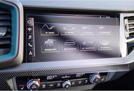 GAFAT [2 vnt.] Suderinama su "Audi A1GB 2019-2025" 10,1 colio navigacijos apsaugine plėvele, nano ekrano apsauga MMI jutikliniam ekranui, priedai