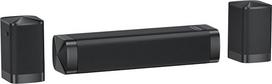 GarageRock 3-in-1 Abnehmbare 110W Soundbar, 2.1ch Soundbar für TV Geräte, 2 įmontuoti žemų dažnių žemų dažnių garsiakalbiai, garsiakalbis, skirtas televizoriams su Heimkino erdviniu garsu, Bluetooth/ARC/Optical/AUX, 1 komplektas, Modelis 2026
