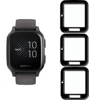 Garmin Venu SQ/Venu Sq Music Ekrano apsauga Lengvai montuojama 3D lenkta briauna nuo pirštų atspaudų HD Ultra atspari dužimui, skirta Garmin Venu SQ/Venu Sq Music