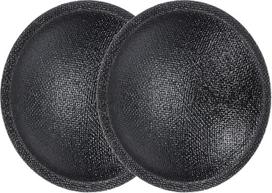 garsiakalbio dulkių dangtelis, 35 mm išorinio skersmens alyvuoto audinio dangtelis Dome Cap Subwooferio ritės dangtelio dangtelis, skirtas garsiakalbių priedų remontui, 2 vnt.