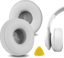GEEKRIA "QuickFit" baltyminės odos pakaitiniai ausinių įdėklai, skirti "JBL Everest 300", "V300BT" ausinių ausinių įdėklams, ausinių kaušelių remonto dalims (balti)