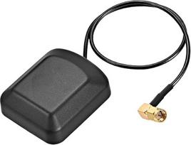 GPS aktyvioji antena 90 laipsnių SMA kištukas 28 dB antenos kištuko kabelis su magnetiniu laikikliu 0,5 m laidas