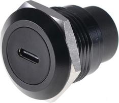 HangTon USB C jungtis Vandeniui atspari pertvara Apskritas linijinis linijinis kabelis nuo moteriškos lyties iki moteriškos lyties 5 pakuotės