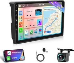 Hikity 8 Core 6+128G Android 15 automobilinis radijas Citroen Berlingo B9 2008-2017 Radijas Belaidis CarPlay Android Automobilis Trys Split Screen BT ekranas 9 colių navigacija GPS WiFi DSP FM RDS SWC