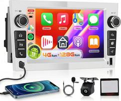 Hodozzy Carplay automobilinis radijas Opel Corsa 2011-2012 m. Android automobilinis radijas su 7 colių vidiniu ekranu ir Android Car/WiFi/GPS/RDS/FM/Bluetooth/USB, sidabrinės spalvos