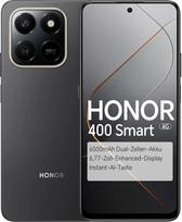 HONOR 400 Smart 4G išmanusis telefonas, 6,77-Zoll 120Hz ekranas, 6350mAh, 108MP Ultra-Klare kamera, AI-Taste, 6GB+128GB, 5-Sterne SGS Fallfestigkeit, Dual SIM, Android 15 (Velvet Black, 128, GB, GB, GB, 6)