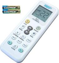 HQRP universalus oro kondicionavimo nuotolinio valdymo pultas, skirtas "Mitsubishi Toshiba Hitachi Fujitsu Hyundai Panasonic DIY Daewoo LG Sharp Samsung Electrolux Sanyo Amcor Carrier" ir kitiems oro kondicionieriams