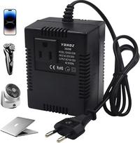 Įtampos keitiklis transformatorius iš 220 V į 110 V, 300 W maitinimo adapteris, mažinantis maitinimo lygį, kelioninis maitinimo adapterio įtampos keitiklis su kištuku, skirtas oro valytuvams, kompiuteriams, mini fotoaparatams