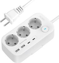 Japonijos adapterio kištukinis lizdas, adapteris JAV Vokietija kištukas su 3 skyriais ir 4 USB (2 USB C), JAV kelionių adapteris su 1,5 m ilgio adapteriu, skirtas vykti iš ES į Ameriką/Japoniją/Kanadą/Meksiką