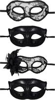 JewelryWe Jewellery 2/4/6/10 vienetų maskarado kaukė Venecijos nėrinių akių kaukė Nėrinių kaukė veido kostiumas Helovino karnavalas šalis Cosplay